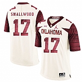 Oklahoma Sooners 17 Jordan Smallwood White 47 Game Winning Streak College Football Jersey Dzhi,baseball caps,new era cap wholesale,wholesale hats